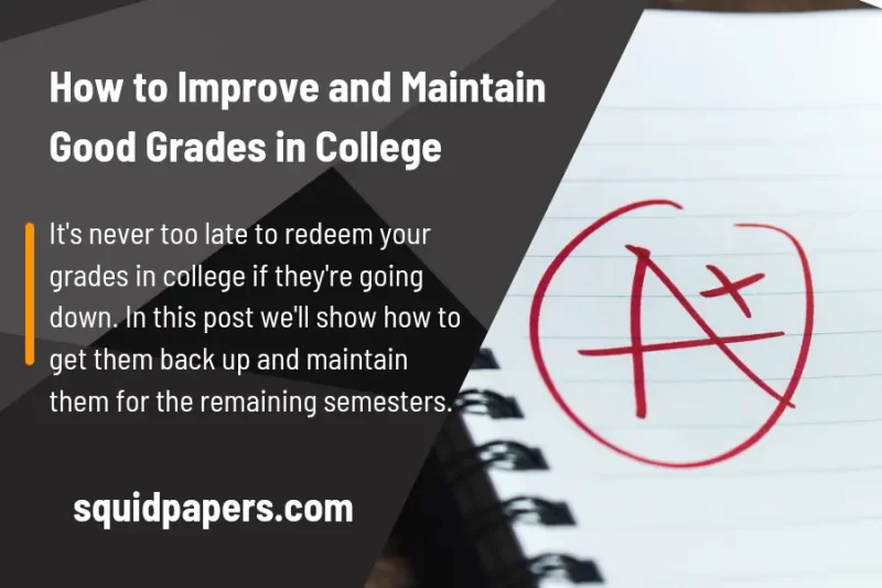 How to improve grades in college